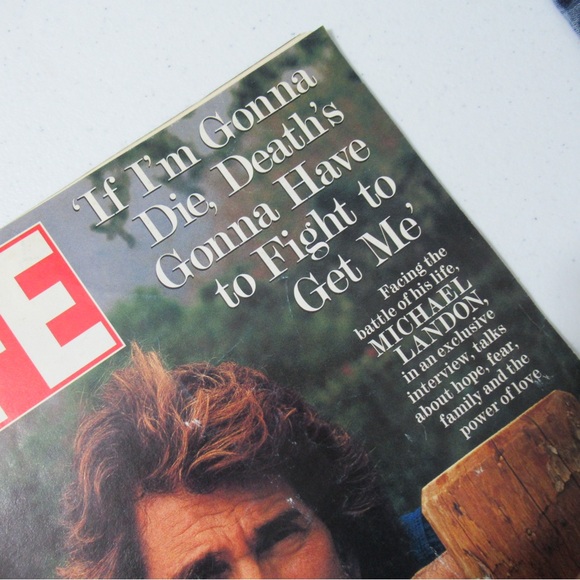 LIFE Magazine Michael Landon Vintage June 1991 - Picture 5 of 13